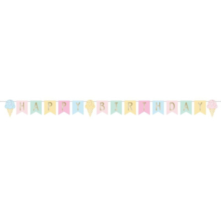 Pastellimix Happy Birthday Banderolli