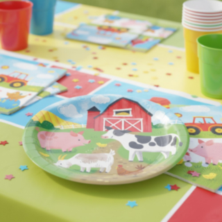 Farm Party Ruokalautaset