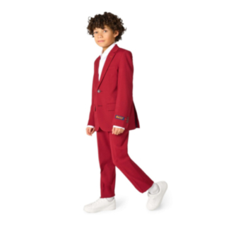 OppoSuits Daily® Bright Burgundy Lasten Puku