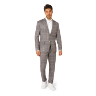 OppoSuits Daily® Checked Tan Puku