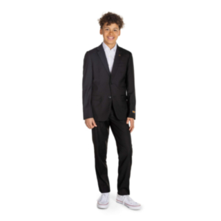 OppoSuits Daily® Deep Black Nuorten Puku