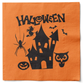 Halloween servetit oranssi
