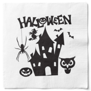 Halloween servetit kummitustalo