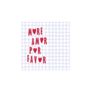 More Amor Por Favor -lautasliinat
