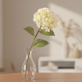 Tekokukka Hortensia Kermanvärinen