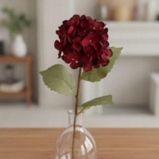 Tekokukka Hortensia Tummanpunainen