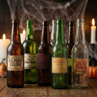 Halloween Pulloetiketit