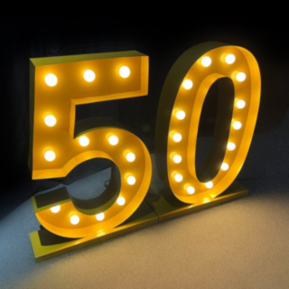 50-luvun Valotaulukyltti