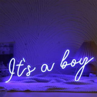 It's A Boy Neonkyltti