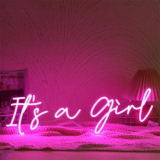 It's A Girl Neonkyltti