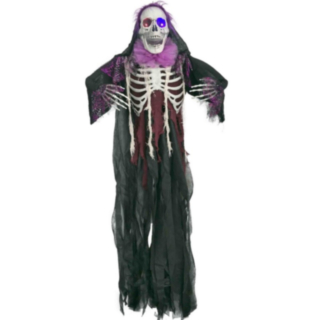 Roikkuva Grim Reaper Luuranko Valolla