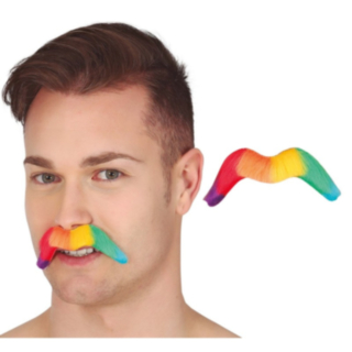 Pride Viikset Sateenkaari