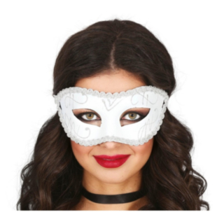 Masquerade Silmänaamio Valkoinen