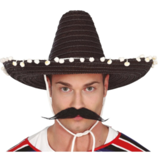 Sombrero Olkihattu Musta