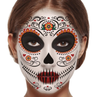 Day Of The Dead Tekotatuoinnit Kasvoille
