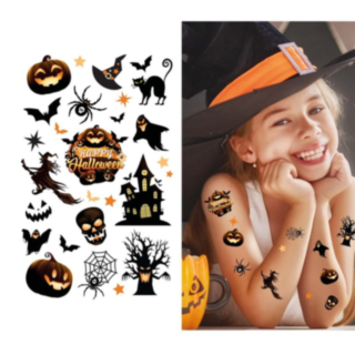Karmivat Halloween Tekotatuoinnit