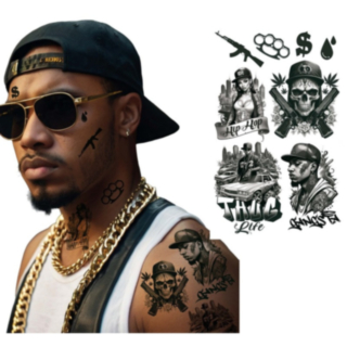 Gangsta Biker Tekotatuoinnit