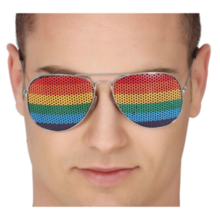 Pride Aviator Aurinkolasit Sateenkaari