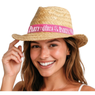 Party Girls Olkihattu Beige/Pinkki