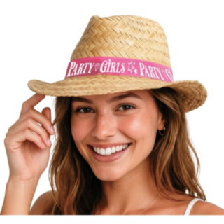 Party Girls Olkihattu Beige/Pinkki