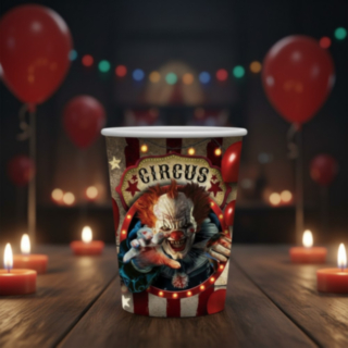 Halloween Circus Pahvimukit