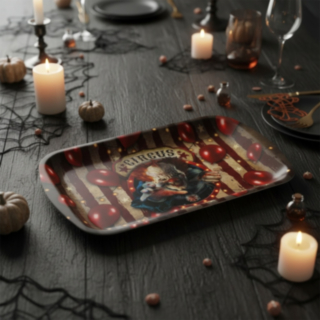 Halloween Circus Tarjoilulautanen