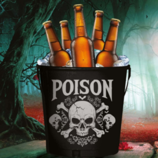 Poison Skull Metalliämpäri
