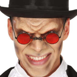 Retro Vampyyri Lasit Punainen