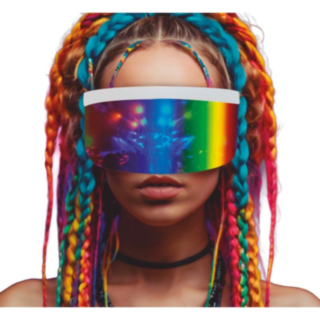 Cyber Visor Sateenkaarilasit