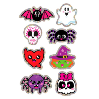 Holografiset Halloween Tarrat Monivärinen