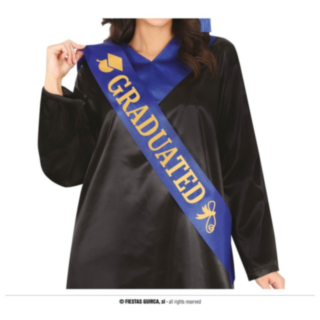 Graduated Opiskelija Olkanauha Sininen