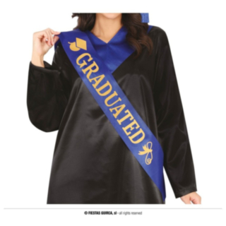 Graduated Opiskelija Olkanauha Sininen