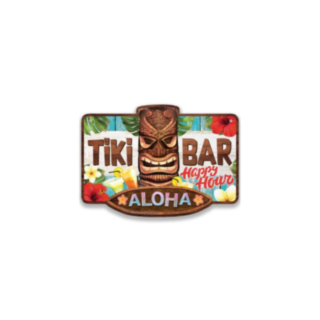 Tiki Bar Aloha -kyltti