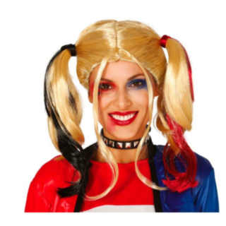 Harlekiini Peruukki Blondi