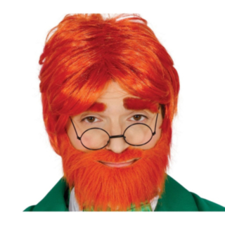 Leprechaun Peruukki & Parta