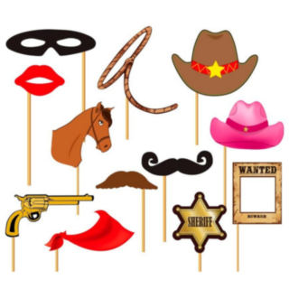 Cowboy Selfierekvisiitta