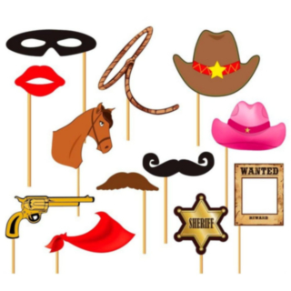 Cowboy Selfierekvisiitta