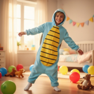 Kilpikonna Onesie Lasten Naamiaisasu