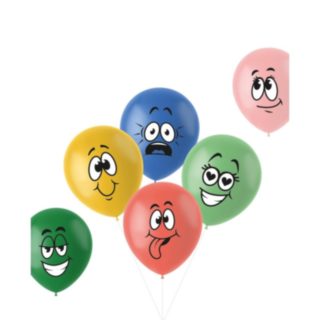 Emoji Lateksipallot Monivärinen