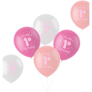 Balloner It's my 1st Birthday Pinkki