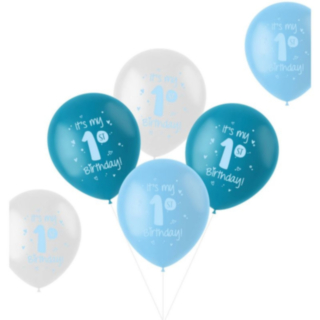 It's my 1st Birthday siniset ilmapallot