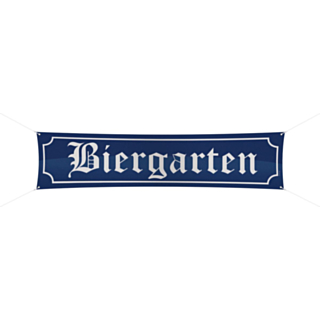 Oktoberfest Biergarten Banneri