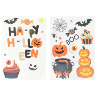 Iloista Halloweenia Ikkunatarrat