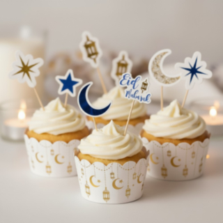 Eid Mubarak Cupcake Setti