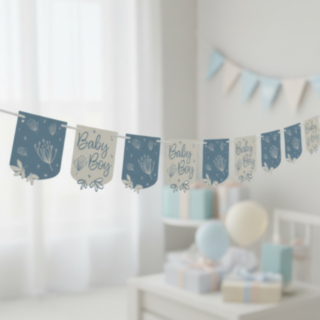 It's a Boy Koristenauha Sininen