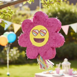 Emoji Kukka Piñata Pinkki