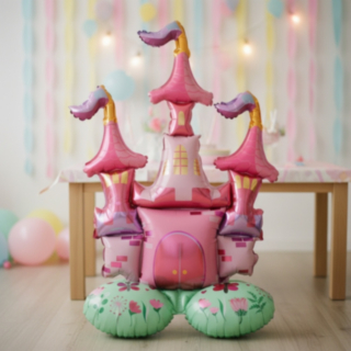 Prinsessalinna Folioilmapallo Pinkki