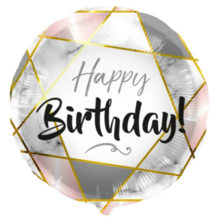 Happy Birthday Marmori Folioilmapallo