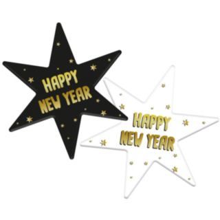 Happy New Year Olutlasinaluset Musta/Kulta