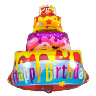 Happy Birthday Cake Folioilmapallo